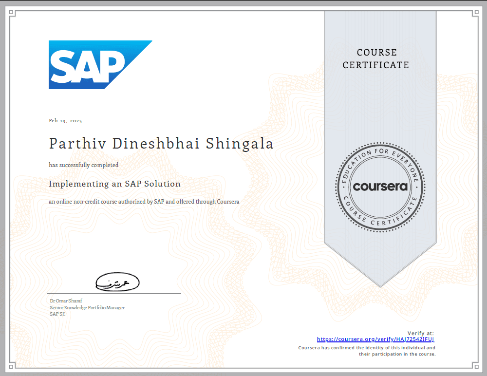 Implementing an SAP Solution