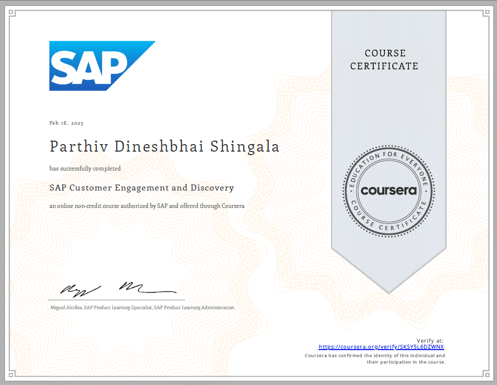 SAP Customer Engagement and Discovery