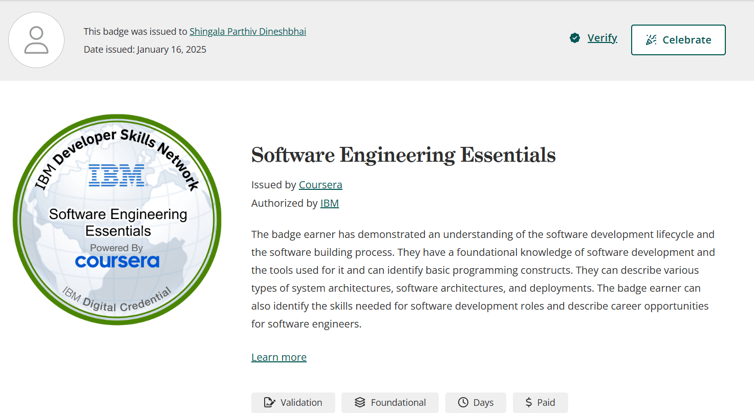 Software Engineering Essentials