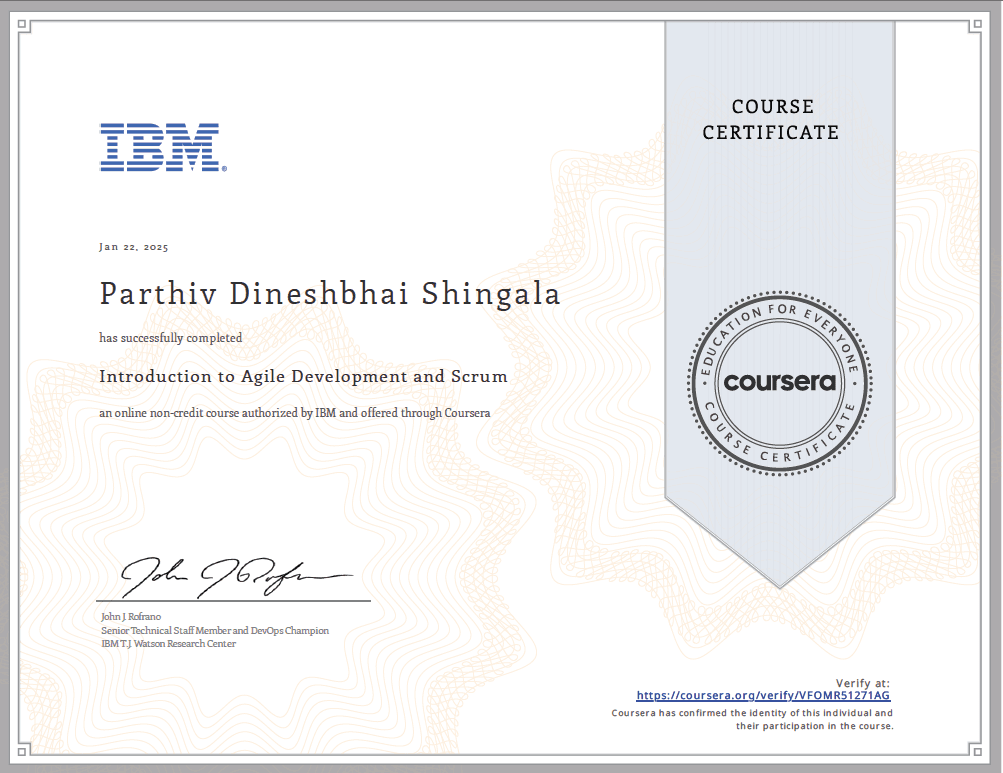 Introduction to Agile Development and Scrum