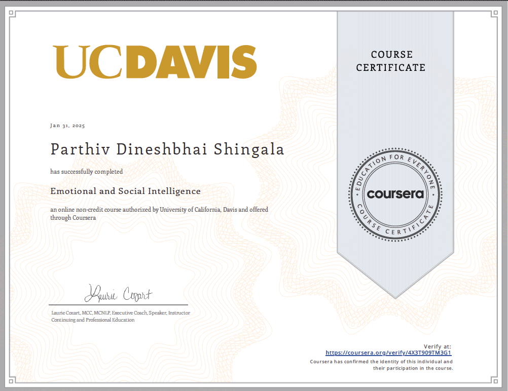 Emotional and Social Intelligence