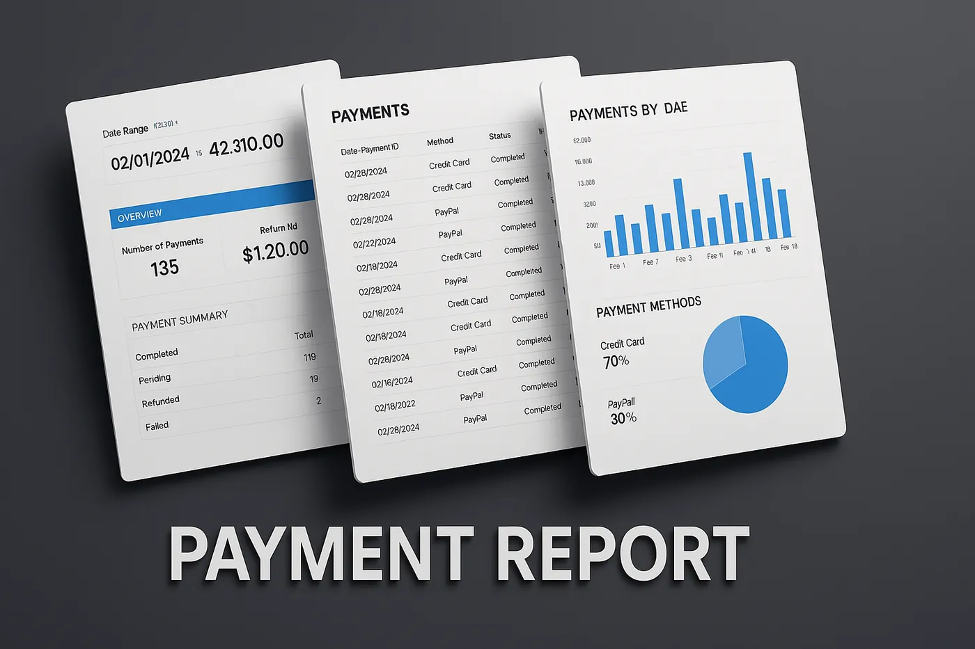 Monthly Payment Report